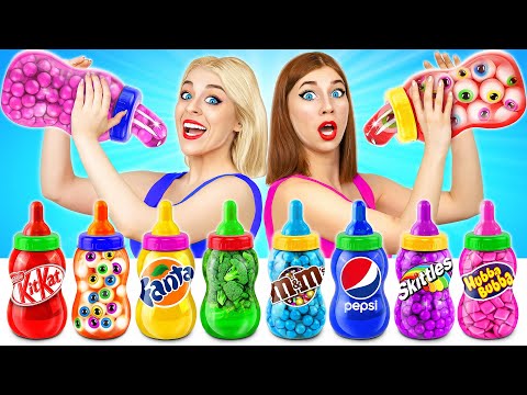 موكبانغ زجاجة كبيرة حلوى شرب التحدي Multi DO Challenge