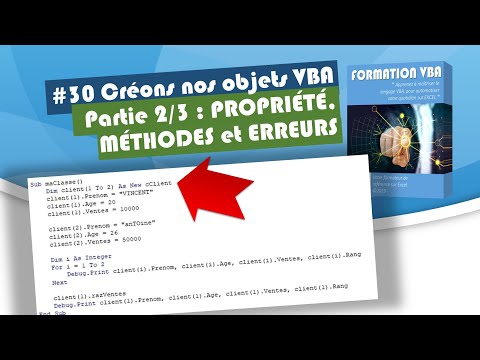 HOW TO CREATE VBA OBJECTS: PROPERTIES, METHODS AND ERRORS [#30 COMPLETE EXCEL VBA TRAINING]