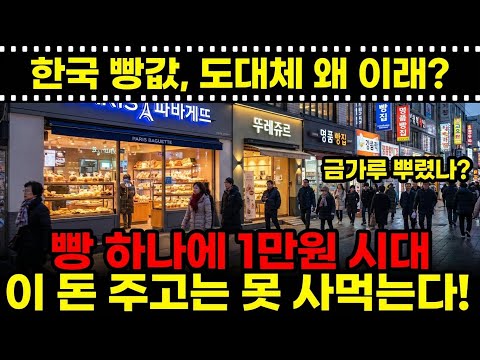 "한국 빵값이 뉴욕보다 2배 비싼 충격적인 이유" SPC 독점 공화국? 빵 가격표 뒤에 숨겨진 유통 마진의 진실
