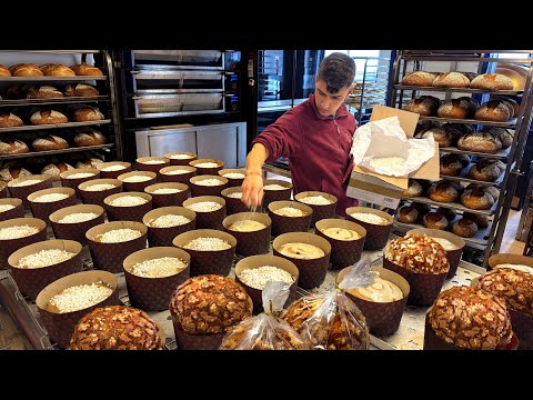 Father and Son baking 200+ Christmas PANETTONE a Day! How to make the PERFECT PANETTONE