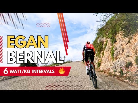 TRAINING with EGAN BERNAL | Intervals on Col de la Madone