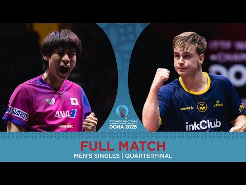 FULL MATCH | Shunsuke Togami vs Truls Moregard | MS QF | #ITTFWorlds2025