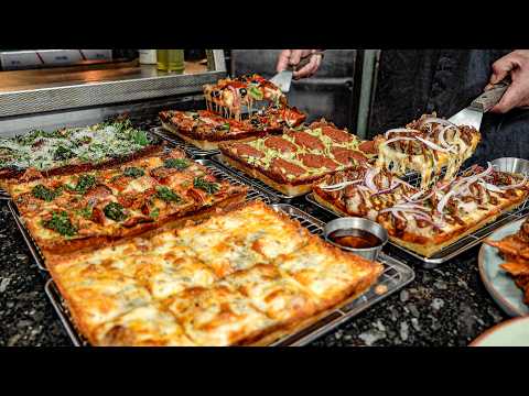 World's best 8 pizza! Detroit, Roman, Korean Cheese bomb & more. Global pizza journey