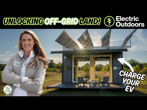 Smart Off Grid Solar "Canopy" Homebase Tour - Electric Outdoors