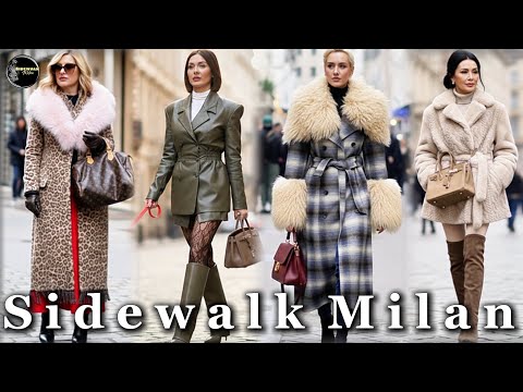 Milan’s Best Winter Street Fashion 2025 | Christmas Season Fashion Trends | Chic & Stylish Outfit