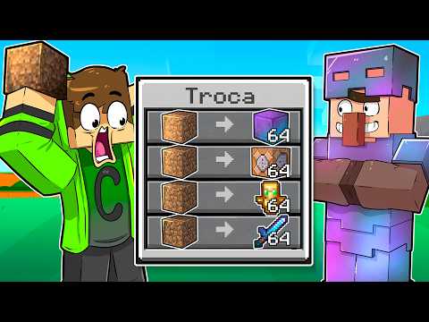 Minecraft, But Villagers Trade Secret OP Items