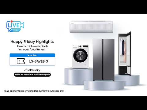 🔴 Samsung LIVE Shop: Happy Friday Highlights