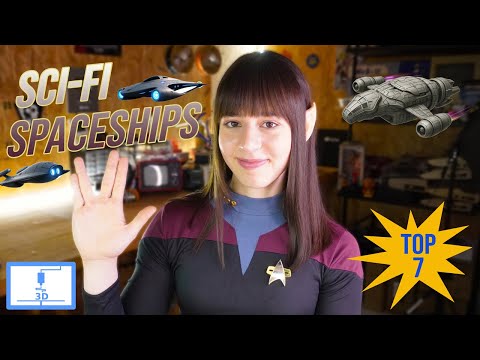 My Top Sci-Fi Series And I 3D Print Their Starships!