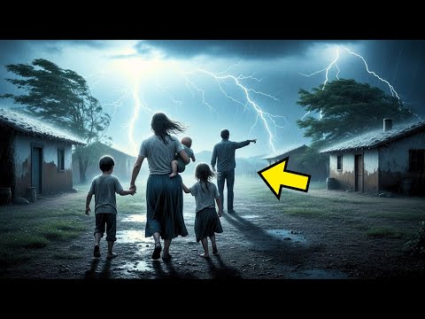 Madre Soltera Luchaba Por Proteger A Sus Hijos En La Tormenta — Hasta Que Un Hombre Dijo: “Síganme…”