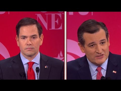 Marco Rubio and Ted Cruz's fiery clash on immigration