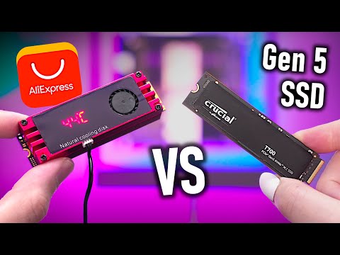 Schlechte Idee: PCIe Gen 5 SSD gegen AliExpress Kühler