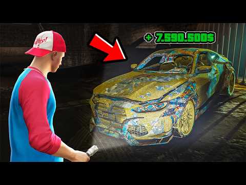 ich FINDE VERLASSENE AUTOS in der KANALISATION in GTA 5!