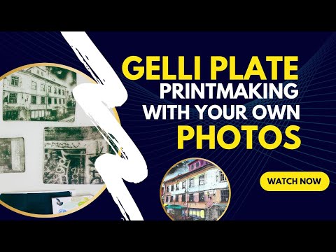 Gelli Plate Transfers With Your Own Photos! 🎨 ❤