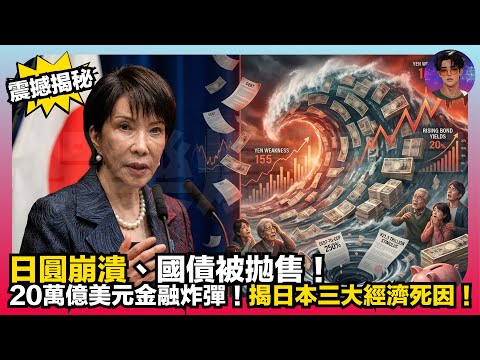 【震撼揭秘】日圓崩潰、國債被拋售｜20萬億美元金融炸彈｜揭日本三大經濟死因｜娛樂爆爆爆