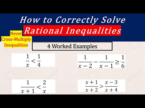 How to Correctly Solve Rational Inequalities