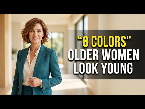 8 Colors That Make Older Women Look Young, Radiant, and Turn Heads