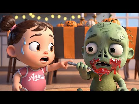 Zombie Zombie Yes Baby Song | Halloween Song | Baby Anna Kids Songs