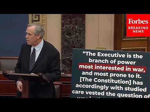 Are We So 'Enfeebled' That 'Israel Decides When We Go To War?': Jeff Merkley Decries Iran Strikes