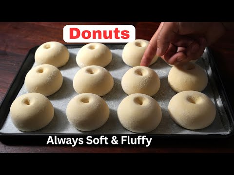 DONUTS / A Completely New Method for Donuts | Always Soft, Airy & Fluffy.