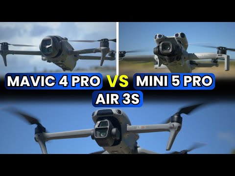 🚀 DJI Mini 5 Pro vs Air 3S vs Mavic 4 Pro — Specs, Features & Real-World Results!