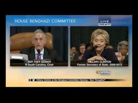 Chairman Gowdy questions Secretary Clinton about Benghazi - Round 1