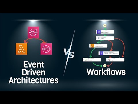 Event Driven Architectures vs Workflows (with AWS Services!)