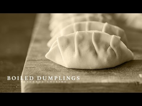 [No Music] How to make Boiled Dumplings