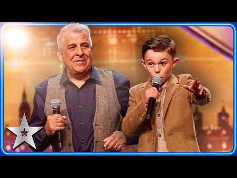 Lucciano invites grandad Frankie on stage for emotional duet! | Auditions | BGT 2026