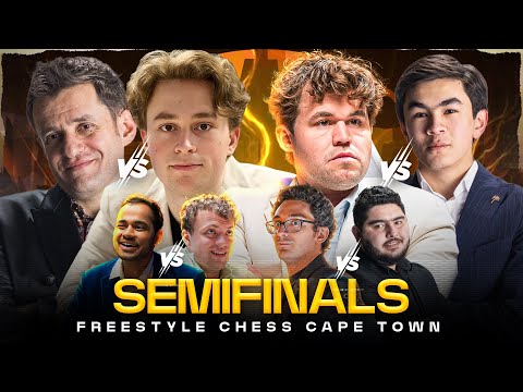 Freestyle Chess Cape Town |  Carlsen vs Sindarov, Levon vs Keymer, Arjun vs Hans, Parham vs Fabi