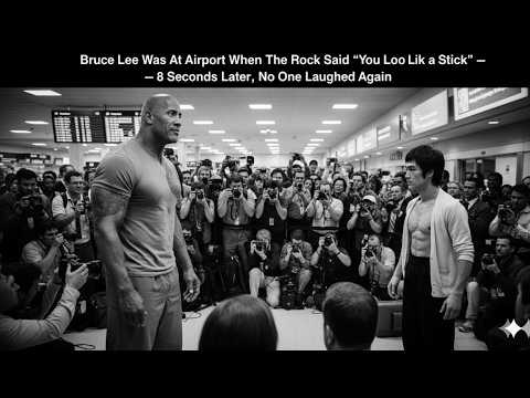 Bruce Lee Was At Airport When The Rock Said “You Look Like a Stick” — 8 Seconds Later