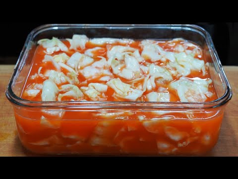 양배추가 있다면 무조건 만드세요, 한번보면 평생 써먹는 레시피! 양배추물김치 양배추김치 양배추요리