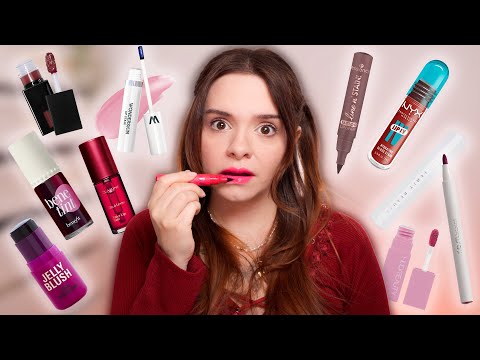 I tested the 10 most viral lip stains and found out which one is the best… 👀