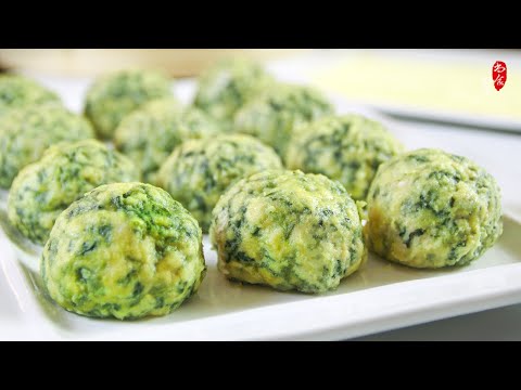 这样的鸡肉菜团子好吃又健康｜用鸡胸肉和青菜，低脂有营养，减脂健身的朋友一定要收藏 ！The Best and Easy way to cook Chicken Breast