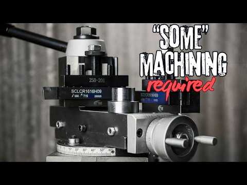 Fitting a Quick Change Tool post to a Hafco AL-320G: "Some" machining required!