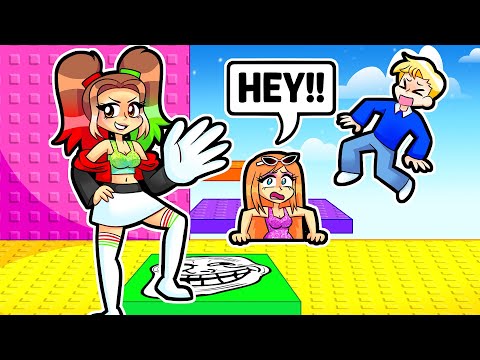 TROLLING My FRIENDS in Roblox SLAP TOWER!