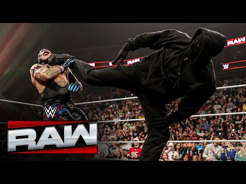 A masked assailant attacks Rey Mysterio as he brawl with Logan Paul: Raw highlights, Dec. 8, 2025