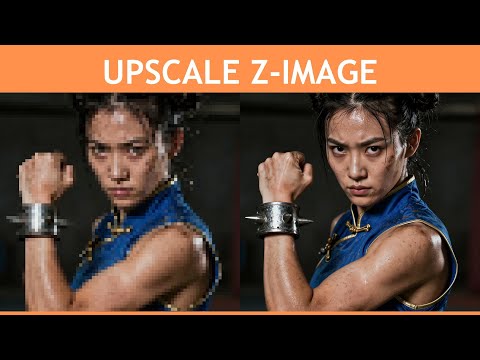 Upscaling Z-Image with SeedVR2 | Comfyui 8BG VRAM