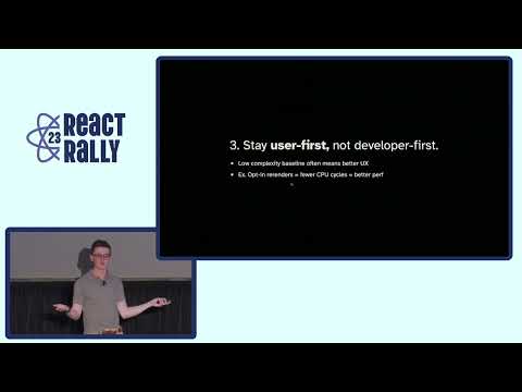 Opt-in design - the new era of React frameworks - Ben Holmes - React Rally 2023