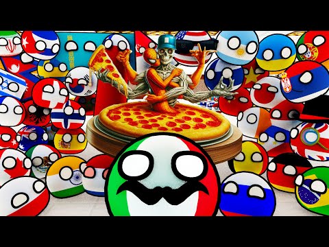 More Countryballs School - Drawing Pizza!
