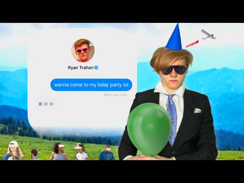 I Invited 100 Celebrities + Ryan Trahan To My Birthday