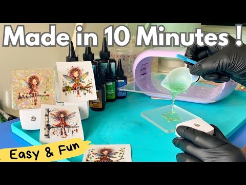 The Perfect UV Resin Craft to Make For Gifts or SELL and It's So EASY!