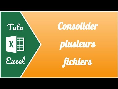 Comment consolider plusieurs fichiers en 1 seul sur Excel