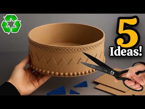 Transforming Cardboard & Fabric Scraps ♻️😱 5 GENIUS Recycling Ideas That Will Amaze You!