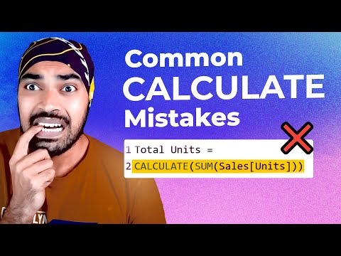 Don't make these CALCULATE Function Mistakes! ⚠️