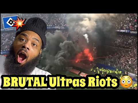 AMERICAN REACTS to The Most BRUTAL Ultras Riots in German Football! | Part 1