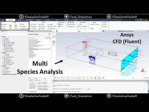 Multi Species Analysis in a Car Garage  | Lesson 05 | Part 1 | Ansys CFD ( Fluent )