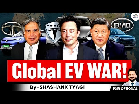 India vs China vs USA: Who Is Leading the EV Race? | Shashank Tyagi | StudyIQ Optionals