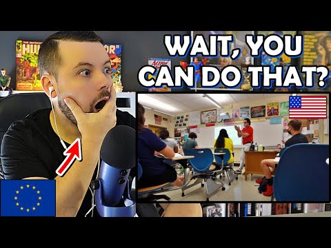 European Reacts: American Public High School