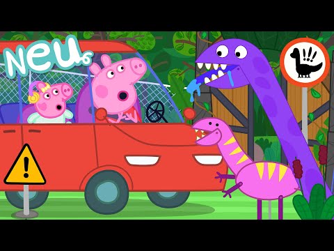 Peppa-Wutz-Geschichten 🦖 DIE DINO-SAU-FARI 🚗 Videos für Kinder