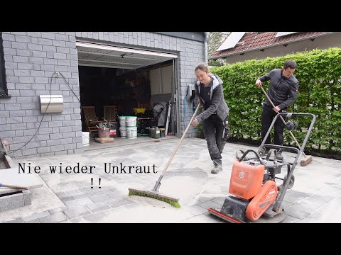 Pflasterfläche sanieren | Nie wieder Unkraut!